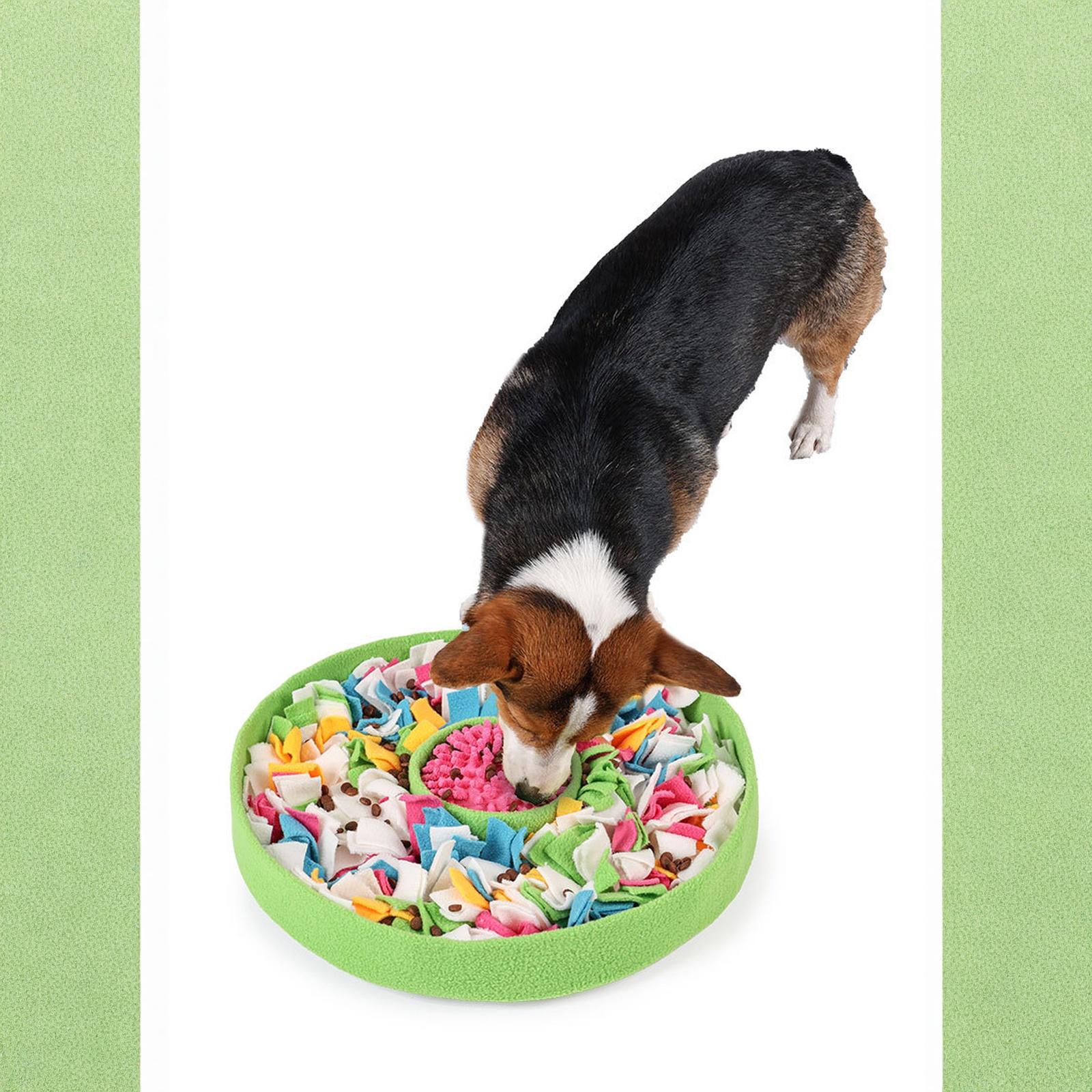 Собачья нюхательная миска-кормушка Интерактивная игрушка Тренировка мозга Товары для питомцев Прямая поставка one size