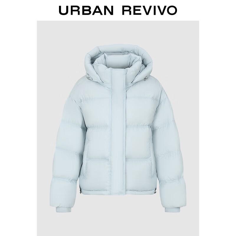 

Женское зимнее пальто-пуховик с капюшоном в гусиную лапку UR 2025 UWH150087 L