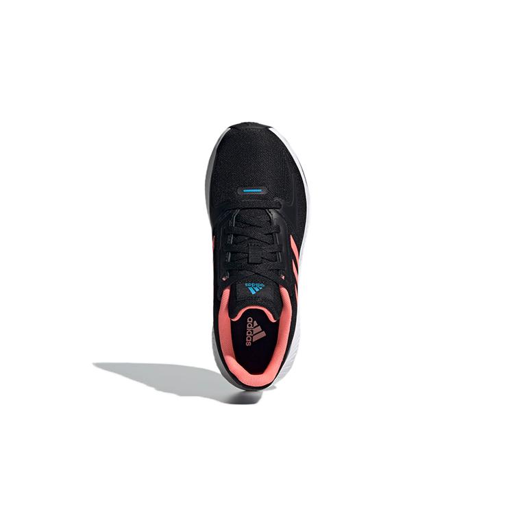 Adidas Runfalcon 2.0 Comfortable Slip Resistant, Abrasion Resistant, Breathable Low top Running Shoes Black Pink Kids' GX3537
