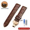 Calfskin Genuine Cow Leather Watchband Belt for Tissot T035 Watch Strap Bracelets Butterfly Buckle Replacement 22mm 23mm 24mm