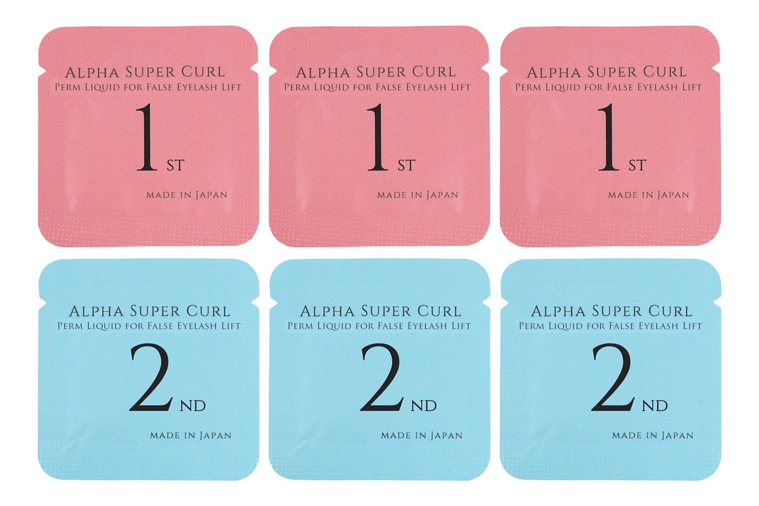 

Сделано в Японии всего за 5 минут перманентная завивка накладных ресниц в пакетиках! Антиокисление (3 комплекта)