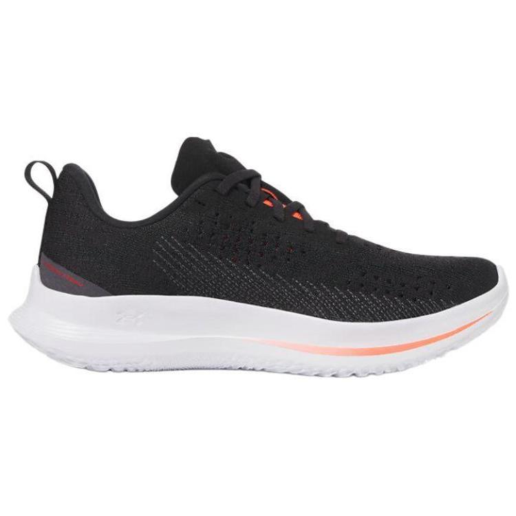 Under Armour Velociti 4 Abrasion Resistant Low Top Racing Running Shoes Men's Black Sneakers 3027585-003