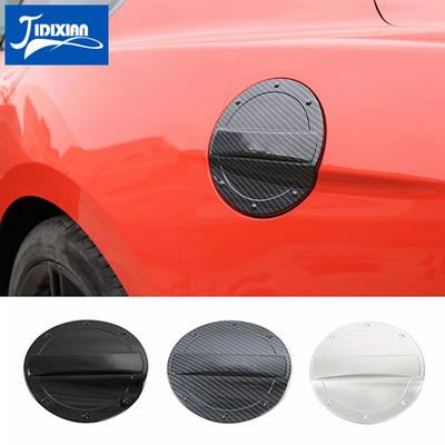 JIDIXIAN ABS Car Exterior Fuel Tank Cap Cover Trim Decoration for Ford Mustang 2015 2016 2017 2018 2019 2020 Up Car