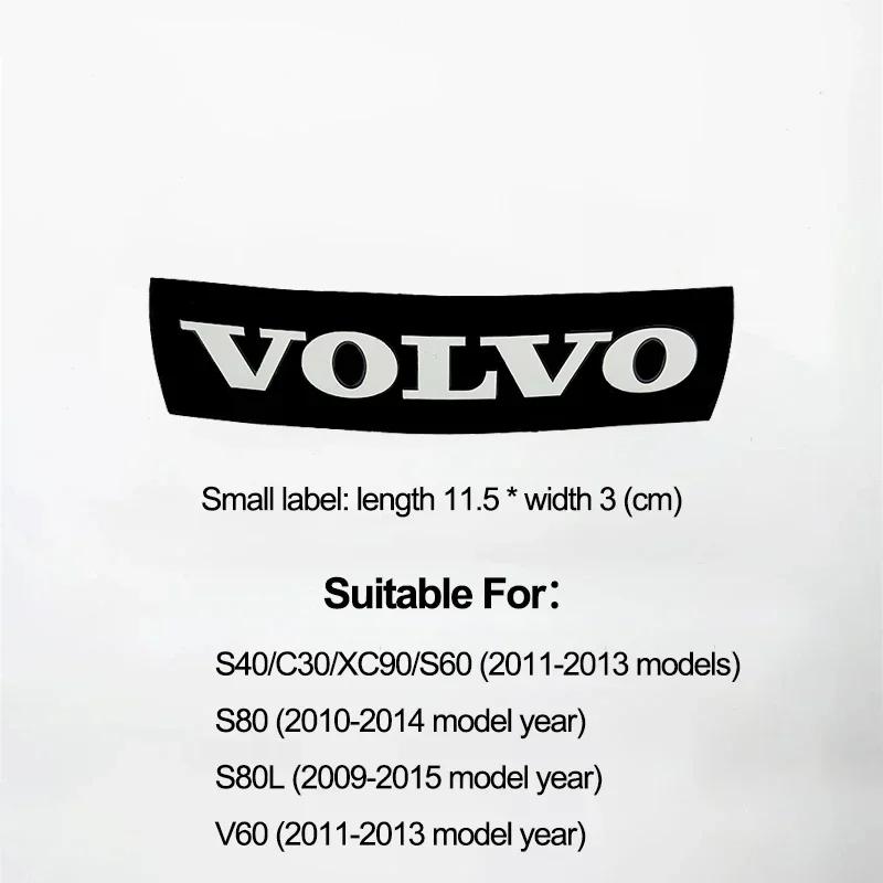 Car Front Grille Steering Wheel Logo Sticker Decoration Accessories For Volvo XC90 S60 V40 XC60 S80 S40 V70 V50 S90 T6 V60 V90