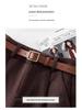 Women's High-Waist Woolen A-Line Shorts - Casual Bootcut for Spring, Autumn, & Winter 2025