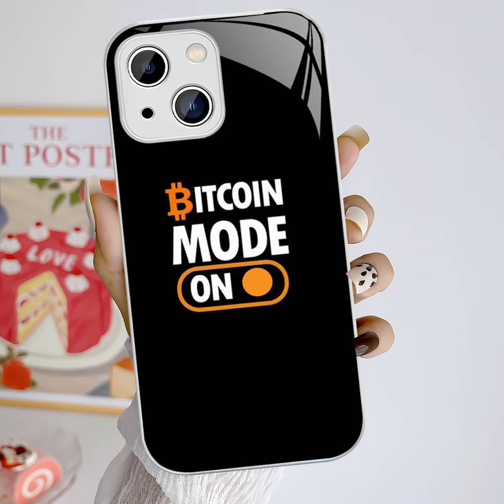Bitcoin Tempered Glass For Iphone 14 13 12 11 Pro Mini XS MAX 14Plus X XS XR Cover