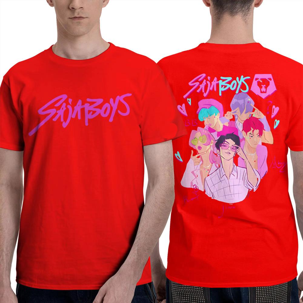 2025 Men Women T-Shirt Saja Boys KPop Demon Hunters T Shirts Harajuku Jinu Abby Mystery Summer Tees Casual Clothes Birthday Gift