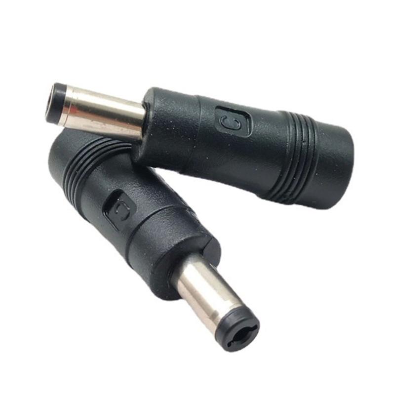 Portable DC4.0x1.7mm Female To DC5.5x2.1mm Male Converter Adapter Power Conversion Head for Various Laptops Brands