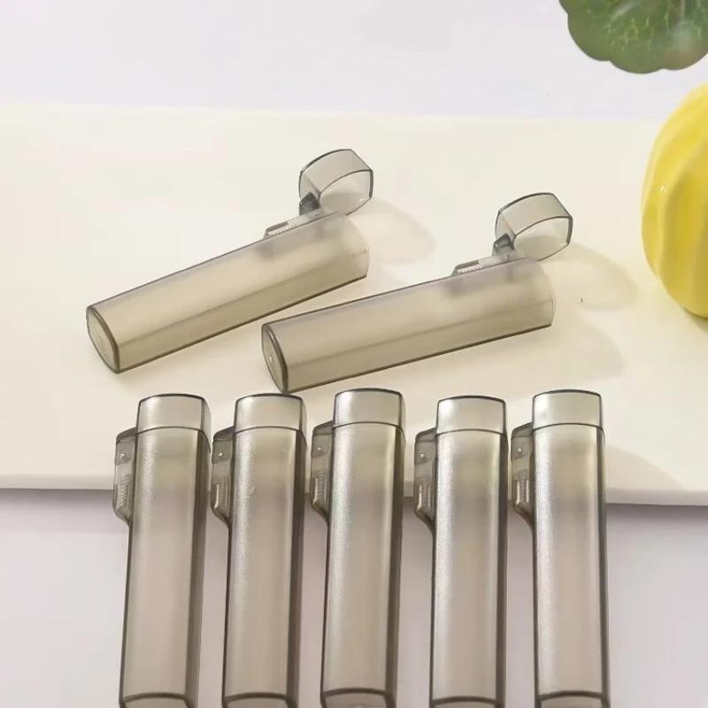 5 Stück Tragbarer durchsichtiger Plastik-Zahnstocher | Auslaufsicherer Reise-Organizer | Kompakte Desktop-Aufbewahrung für Zuhause, Camping und Outdoor-Gebrauch