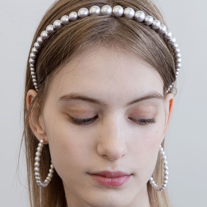Jean Paul Clarisse Eshel Metal Ball Hairband JP-22-120HB