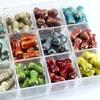 10pcs Design Sense Bone Retro Fun Shaped Ceramic Beads Jewelry Making Materials Charm Bracelet and Necklace Trend Accessories
