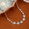 S925 Silver Inlaid Natural Yang Green Jadeite Bracelet Women's Small Fresh and Exquisite Fashion Jewelry Gift