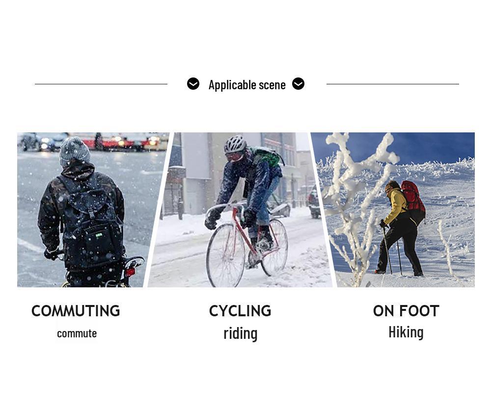 Vilico Waterproof Touch Screen Cycling & Mountaineering Gloves - Warm, Non-Slip, Windproof, Fleece-Lined, Wear-Resistant for Autumn & Winter.