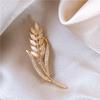 Wheat Ear Brooch: High-end Exquisite Pin, 2023 Trendy Corsage Decoration for Coats & Sweaters