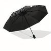 1pc Sacred Geometry Mandala Umbrella with Plastic Handle,Suitable for All Seasons Home Travel Outdoor UmbrellaM1334
