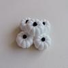 100PCs Mini Pumpkin Halloween Ornaments Plastic Model Small Fairy Garden Miniatures DIY Doll House Toy