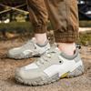 Handmade Split Leather Men's Casual Shoes Outdoor Off-road Running Shoes Anti Slip and Comfortable Men's Running Shoes