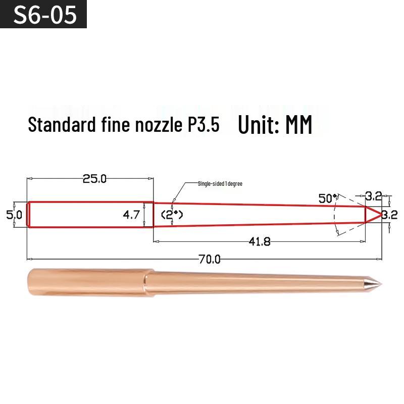 EDM Copper Electrode Rod - Fine Gate Submarine Red Copper