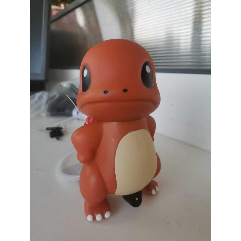 New Anime Charmander Spray Water Squirtle Car Accessories Spray Water Big Size Cute Model Toys Car Pendant Decorate