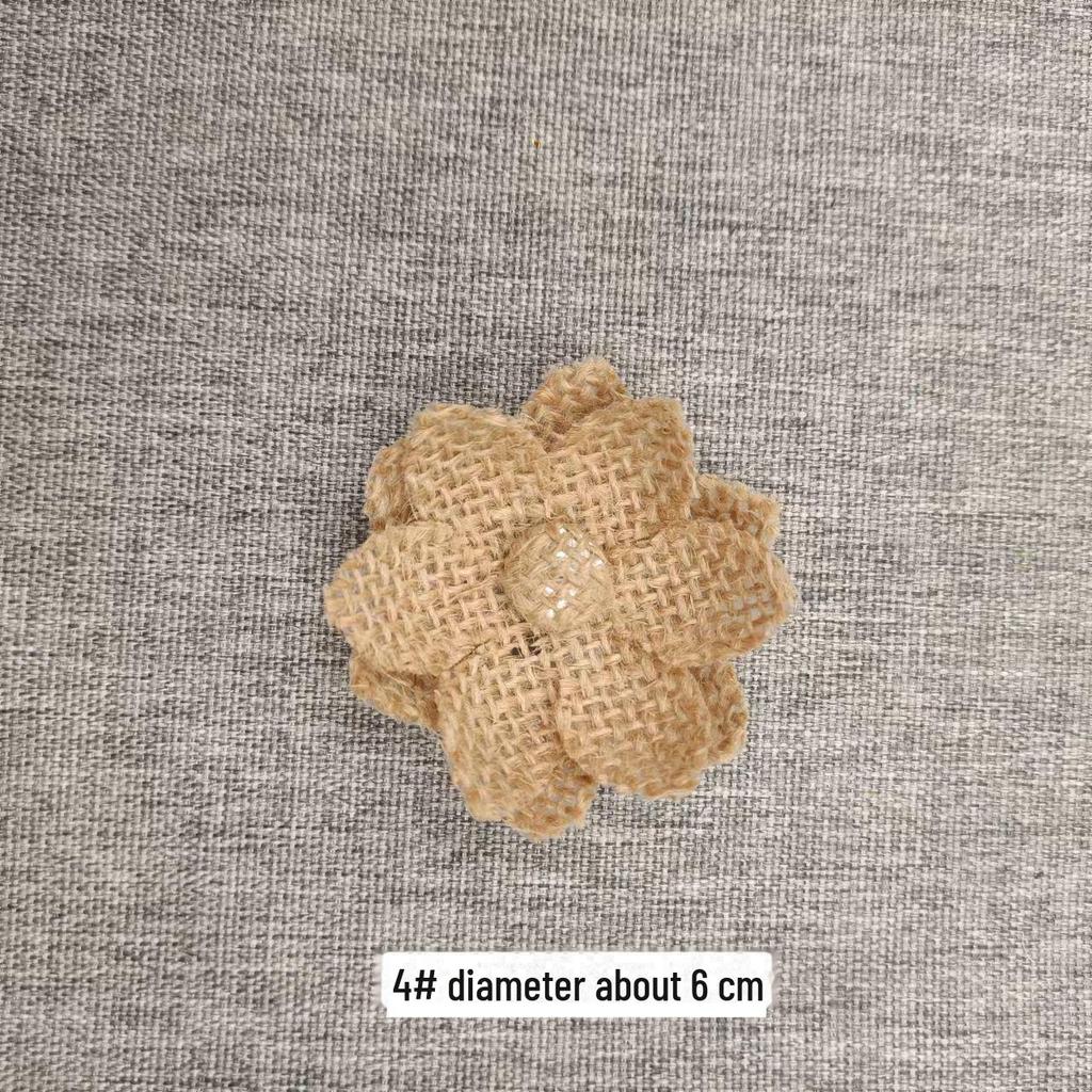 Coș cu flori din in făcut manual: Decor pălărie cu fundă trandafir 3D pentru bricolaj și activități artizanale pentru grădiniță