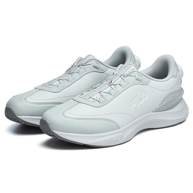 Fila Energy Lux BOA Sports Synthetic Leather Low-Top Casual Running Shoes Men Sneaker Moon-Rock-Gray A12M241107FLR