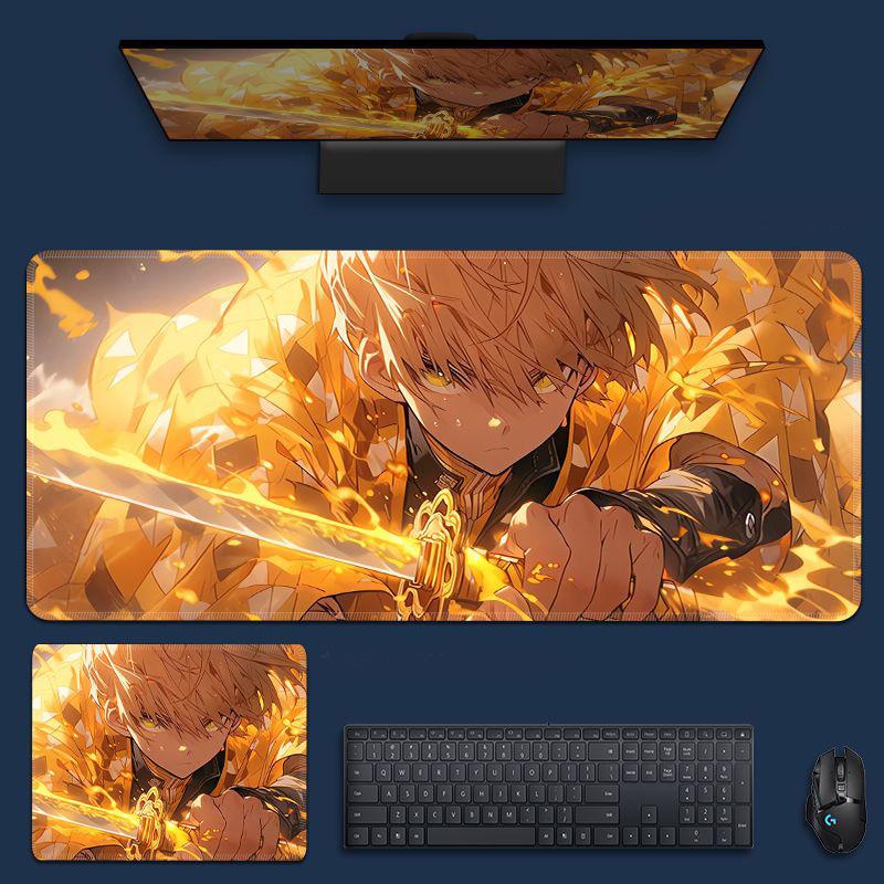 Demon Slayer Mouse Pad, Keyboard and Mouse Pad, Cheap, Exquisite, Gaming Equipment, Computer Equipment, Anime, Comics