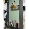 Multi-function Remote Control Storage Box Wall-mounted Punch-free Home Mobile Storage Shelf Transparent Acrylic Shelfs Cup Holders 5