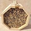 Bee Hotel for Garden and Yard Bamboo Bee Hive for Bees Butterflies Mason Bee Houses and Supplies for Outdoor Garden