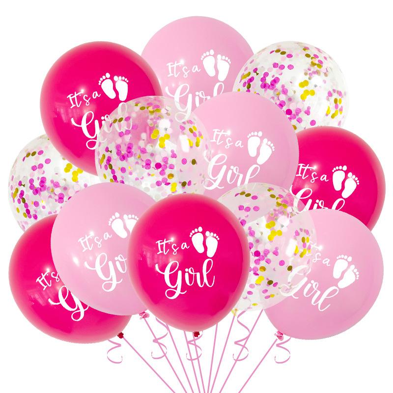 Baby Shower Balloon Set Baby Shower 12 Inch Latex Printed Balloon Set Decoration