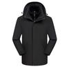 Unisex Wasserdichte Sturm-Kapuzenjacke mit gesticktem Logo für Herbst/Winter