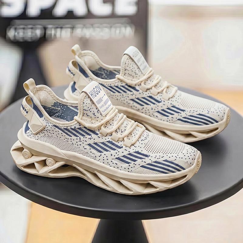 Summer Breathable Mesh Casual Sports Shoes Fat Feet Wide Large Size Men's Shoes Platform Coconut Non-slip Dad Shoes