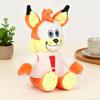 25cm Kawaii Fox Plush Toys Exquisite Furniture Decorative Items Multi-functional Pillow Lullaby Animal Dolls Gifts For Children