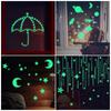 Nursery Ornament Glow In Dark Stars Dots 3D Luminous Decal Wall Art Fluorescent Bubble Sticker