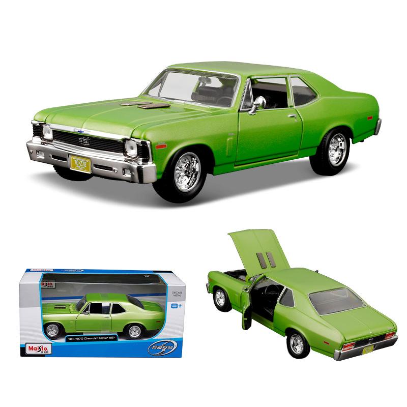 Maisto 1:24 Chevrolet 1970 Simulations-Legierungs-Automodell Spielzeugsammlung Ausstellungsstück Geschenk
