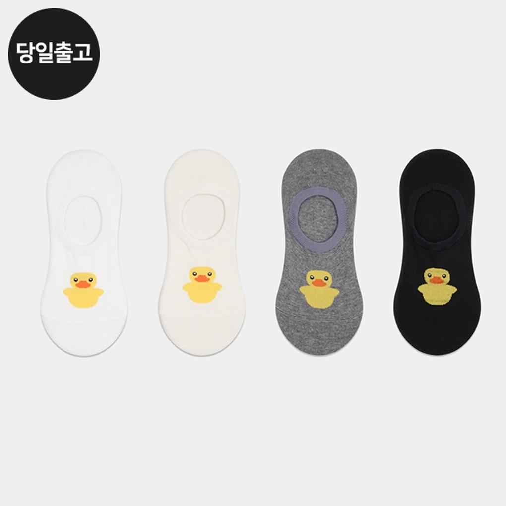 PG Women's/Student Rubber Duck Socks (5 Pairs) Set Daily Fake Socks Unique