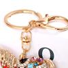Sparkling Horse Keychain Colorful Rhinestone Enamel Horse Keychain Good Luck Horse Charm with Key Ring Gift for Friends Men Women