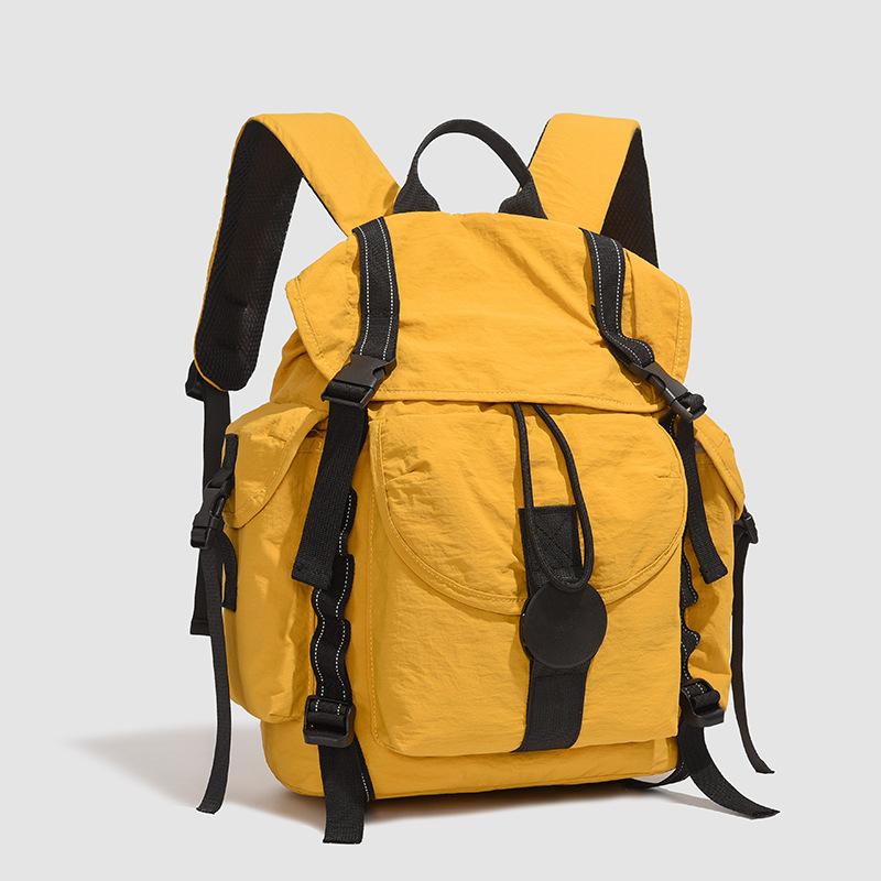 Schoolbag Large Capacity Sports Travel Backpack Women's Anti-splashing Nylon Hiking Backpack Lightweight Multifunctional Outdoor Hiking Bag