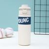 New High Appearance Level Stainless Steel Cup Student Water Cup Double Shot Jump Thermos Cup Women's Large Capacity Cup