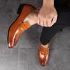 Leichte niedrige Absatzatmungsaktive Schlupfschuhe Herren Formelle Schuhe 2026 Trend Büro Neu Italienisches Echtes Leder 39 Gesellschaftsschuh Herren