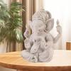 Ganesha Elephant Statue Elephant Lord Sculpture Hindu Elephant Statue Resin for Home Room Decoration