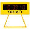 Seiko Clock Alarm Clock Digital Mini Timer Clock Yellow SQ815Y