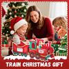 For Christmas Presents Trains Cardboard Xmas Trains Presents Holder Colorful Cardboard Xmas Boxes for Presents