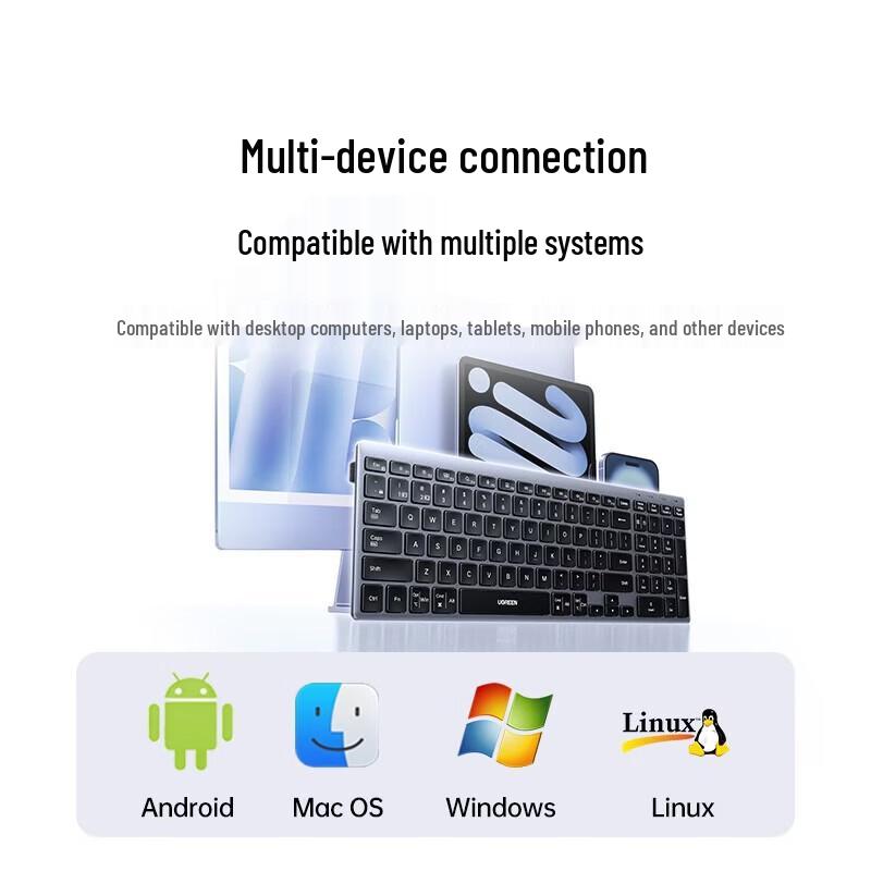 Ugreen Silent Wireless Bluetooth Keyboard