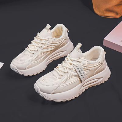 Korean Online Surface Low Top Dad Shoes Women's Summer New Breathable Student Sports Increased Leisure Soft Sole Shoes