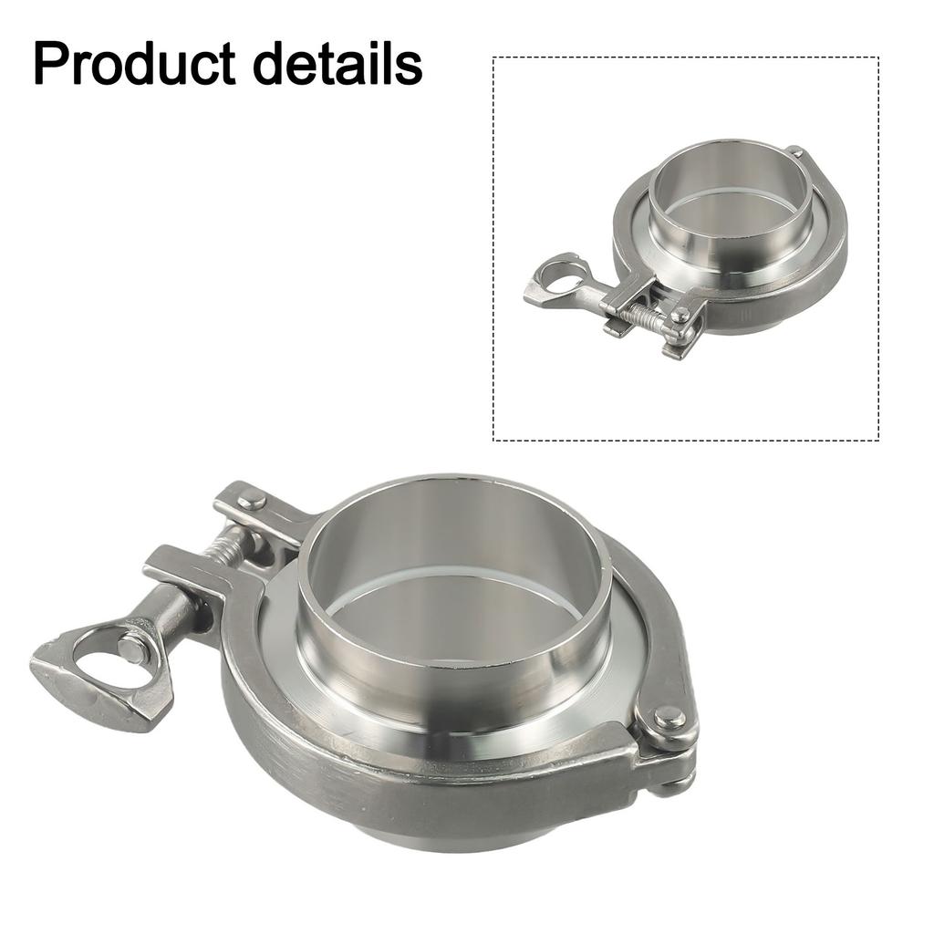 Adjustable Tri Clamp 3 Inch Tri Clamp For Brewing For Sanitary Connections 91mm Flange OD Convenient Cross-hole For Homebrew