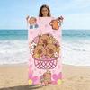 Capybara Cartoon Strandtuch Schnelltrocknend Klein bis Großtuch Für Strand Pool Sport Yoga Fitnessstudio Zuhause Handtuch Geschenk Für Freund Sandfrei