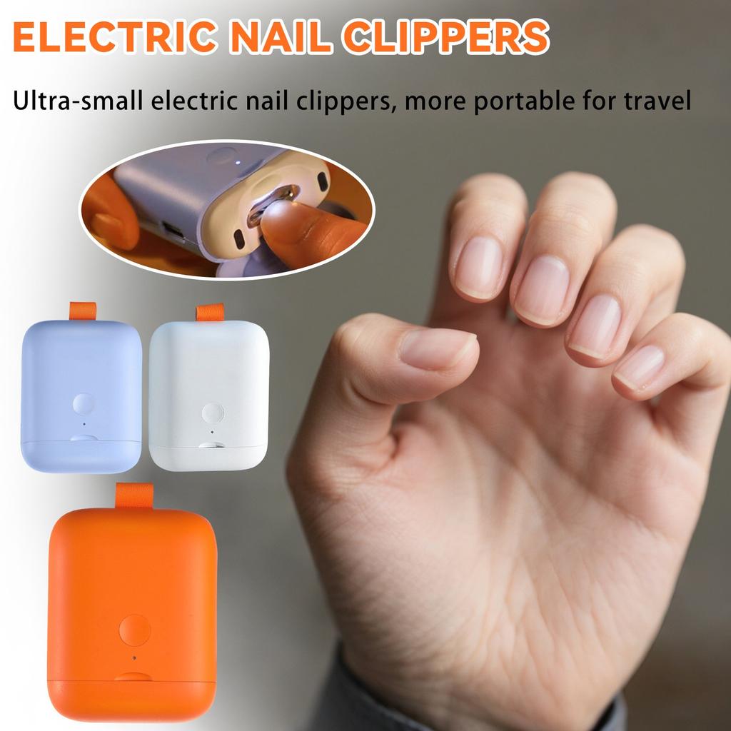 Electric Nail Clippers 2in1 Automatic Nail Clippers, Nail Trimmers, Portable Nail Grinders That Won't Hurt Hands