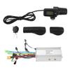 36V 48V 1000W 38A Sine Wave Brushless Controller 3 Mode Bike Motor Controller 805 Half Twist Throttle Handle with Panel