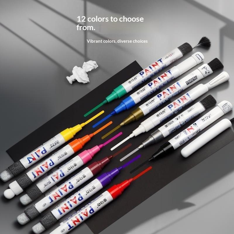 Tombstone Marker Repair Pen Oil Based Quick Dry Weatherproof Touch Up Paint For Granite