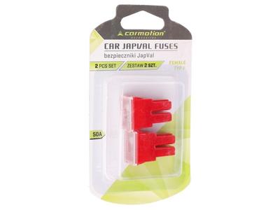 Fusibles JAPVAL TYPE F 50A, 2 pcs.